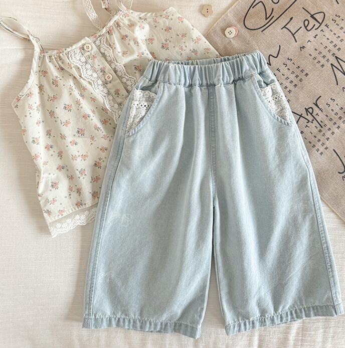 「2024」子供服★ズボン★ジーンズ★ズボン★韓国風子供服★90-140CM