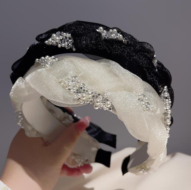 「2024」髪飾り★まとめ髪用★ヘアアクセサリー★カチューシャ★2色