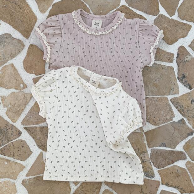 「2024」子供服★トップス★Tシャツ★ベビー★韓国風子供服★2色★73-100CM