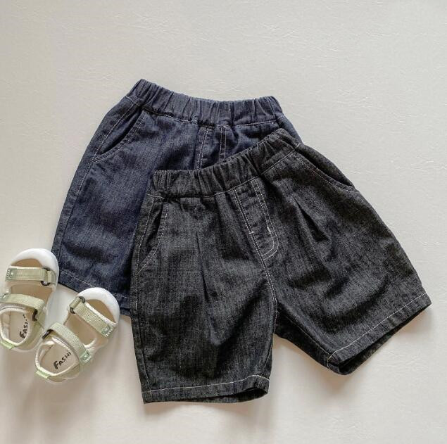 「2024」子供服★ボトムス★ショートパンツ★デニム★韓国風子供服★2色★90-130CM