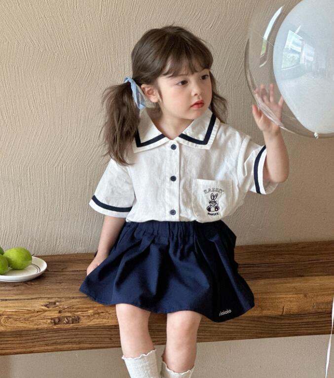 2024★夏新作★韓国風子供服★トップス+ズボン★80-130CM