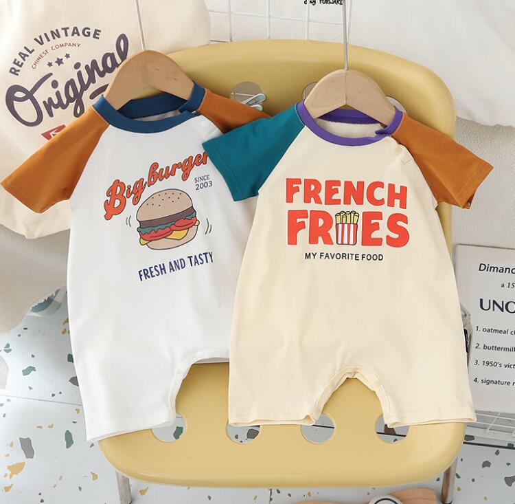 2024新入荷★ベビー服　ロンパース★66-100★2色