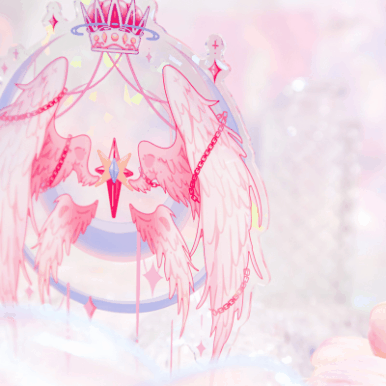 DIYパーツ アクリルスタンド展示 推し活 素材 缶バッジ用 展示台 王冠 ツバサ アクリル 4色