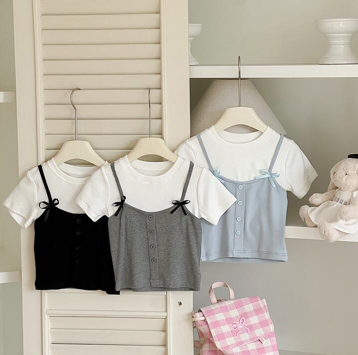 2024夏新品★子供服　トップス★90-160cm★3色