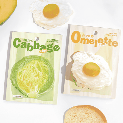 カフェ風 貼り付けメモ紙 ポストイット 伝言メモ ノートペーパー メモポスト グルメ フルーツ果物 30枚入