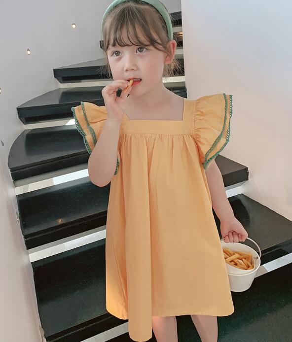 2024★夏新作★韓国風子供服★ワンピース★2色7-15