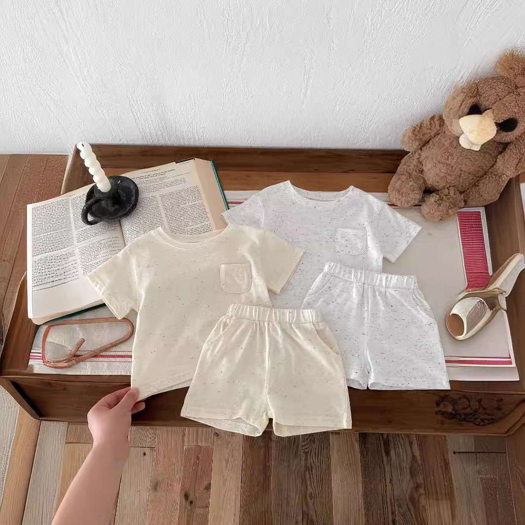 2024★夏新作★韓国風ベビー服★トップス+ズボン★66cm〜100cm 2色