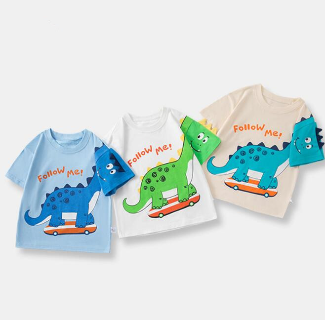 「2024」子供服★トップス★Tシャツ★半袖★恐竜★韓国風子供服★3色90cm〜140cm