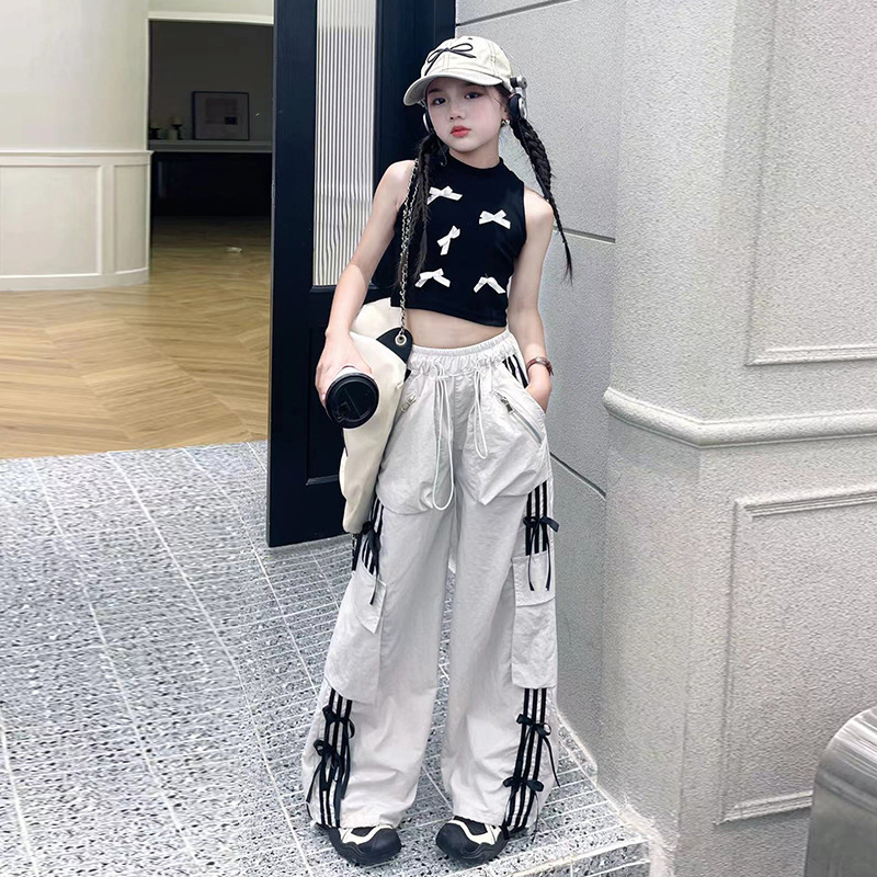 2024夏★子供服　トップス&ズボン分けて販売★120cm〜170cm 2色