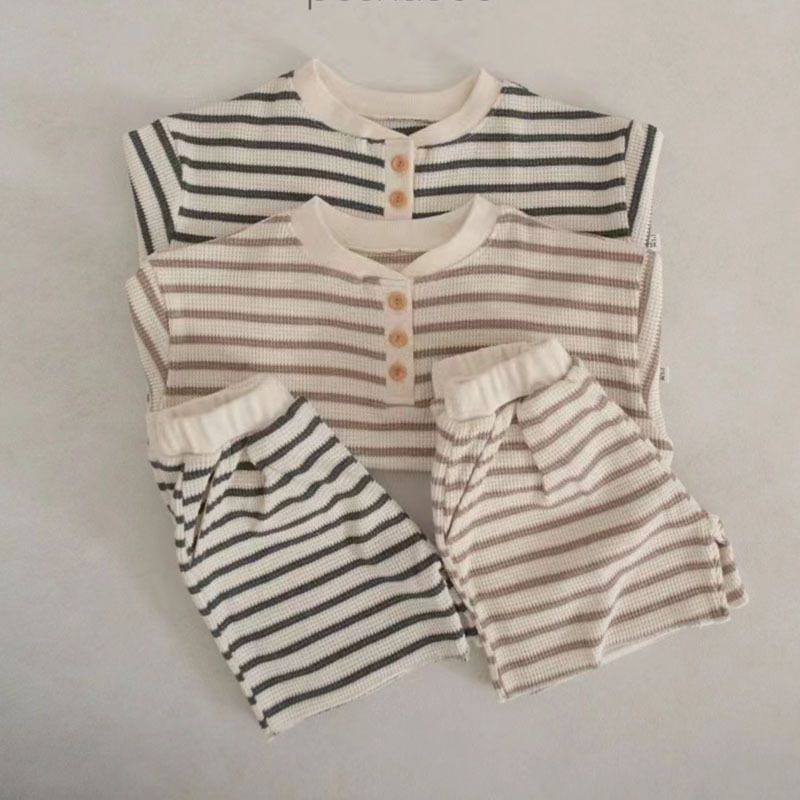 2024★夏新作★韓国風ベビー服★トップス+ズボン★73CM〜66cm 4色