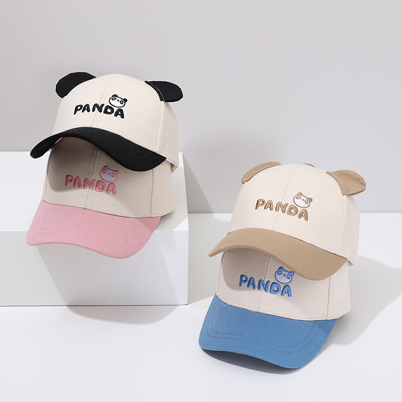 「2024」子供用★帽子★キャップ★キッズ★野球帽★パンダ★可愛い★4色