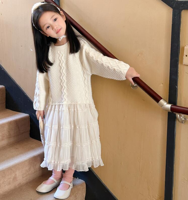 2024秋新品★子供服　ワンピース★90cm〜140cm
