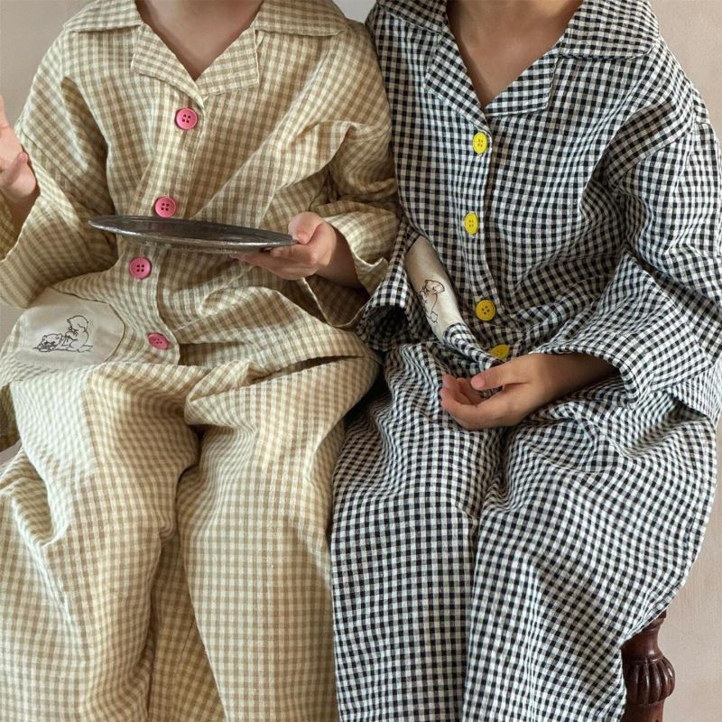 2024秋新入荷J★子供服　部屋着セットアップ★90cm〜140cm 2色