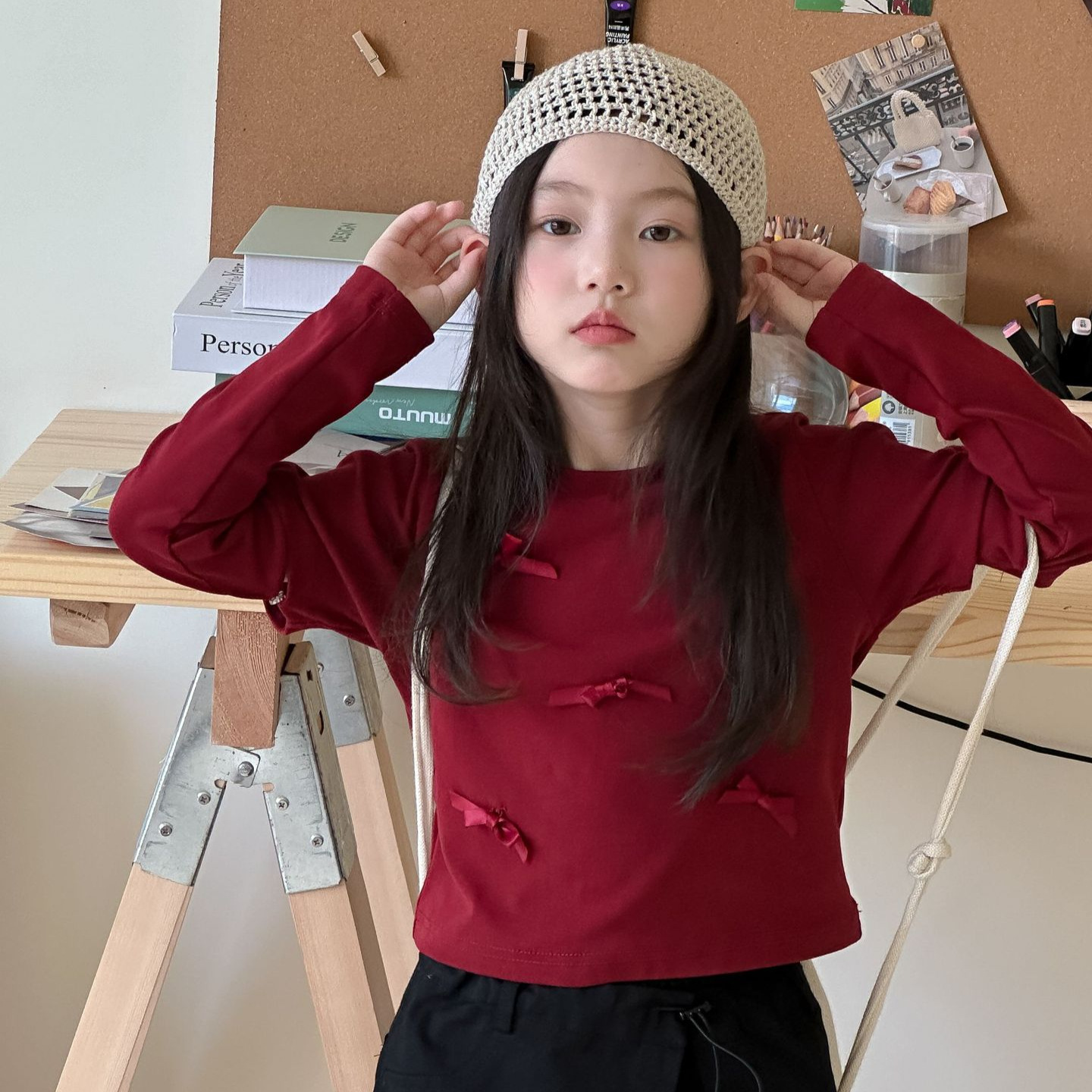 2024★春秋新作★韓国風子供服★トップス★100cm〜160cm 2色