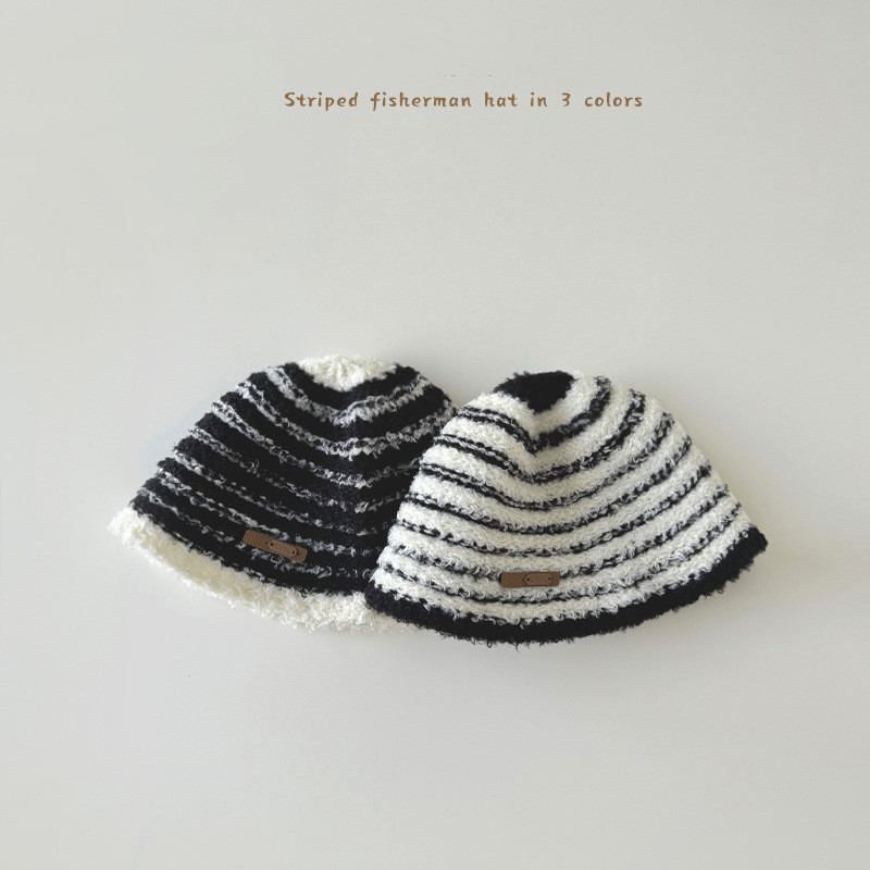 「2024」子供用★帽子★ニット帽子★キッズ★バケットハット★3色