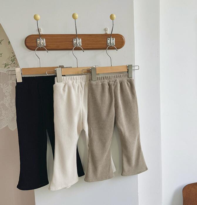 2024秋新入荷★子供服　ズボン★90cm〜150cm 3色