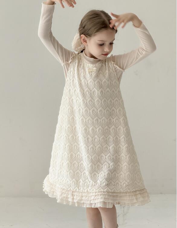 2024秋新作ZL★子供服　ワンピース★100cm〜150cm