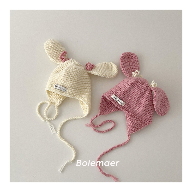 「2024」子供用★帽子★ニット帽子★キッズ★耳カバー★可愛い★5色