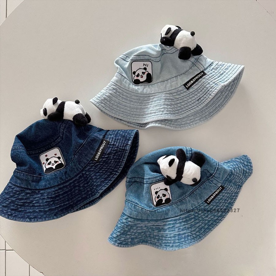「2024」子供用★帽子★バケットハット★キッズ★パンダ★可愛い★3色