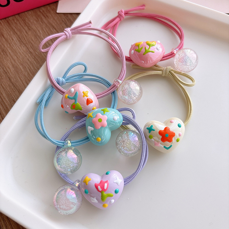 髪飾り★まとめ髪用★ヘアアクセサリー★ヘアゴム★子供用★韓国風