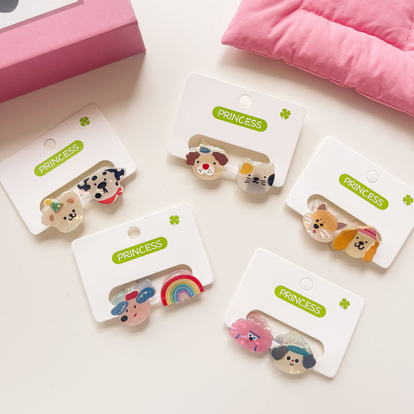 雑貨★子供用髪飾り　ヘアビン★アクセサリー★5