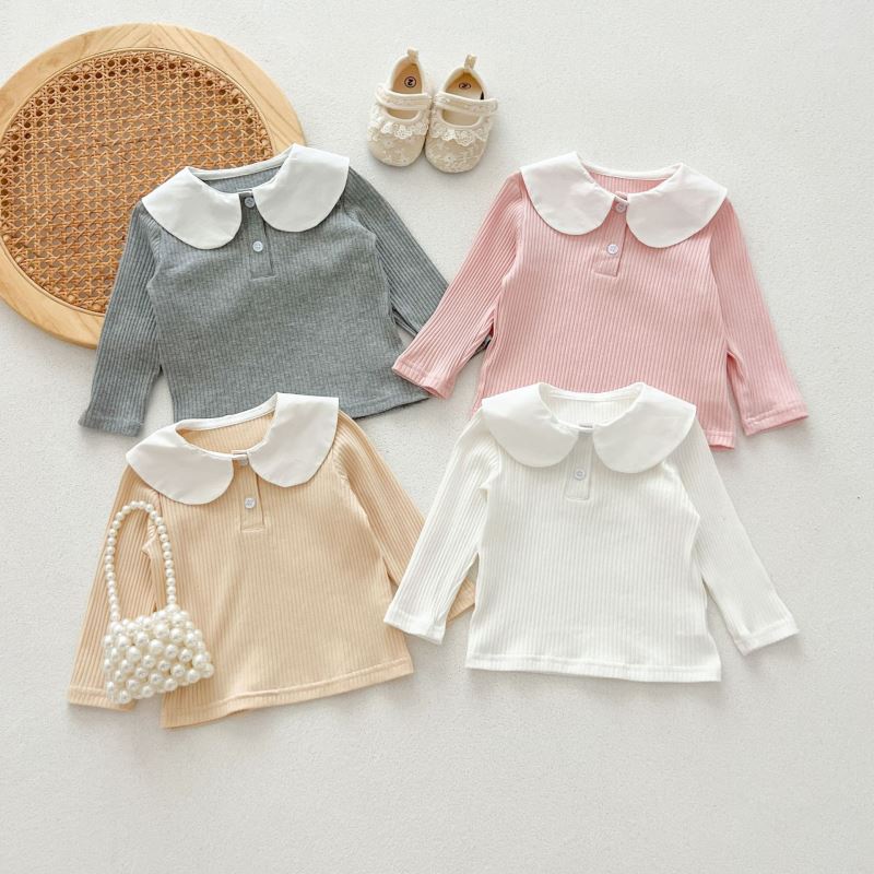 「2024」子供服★トップス★Tシャツ★韓国風子供服★ベビー★4色66cm〜100cm