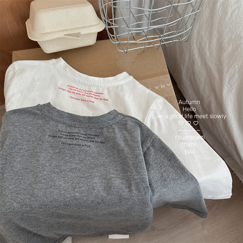 「2024」子供服★トップス★Tシャツ★韓国風子供服★2色80cm〜130cm