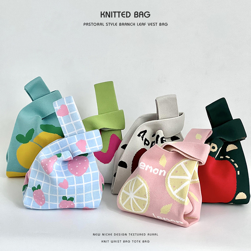 「2024」バッグ★ハンドバッグ★ニットバッグ★ 可愛い★10色