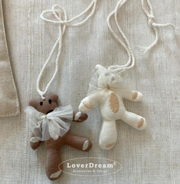 新登場!!★ネックレス★ぬいぐるみアクセサリー★首飾り★2色