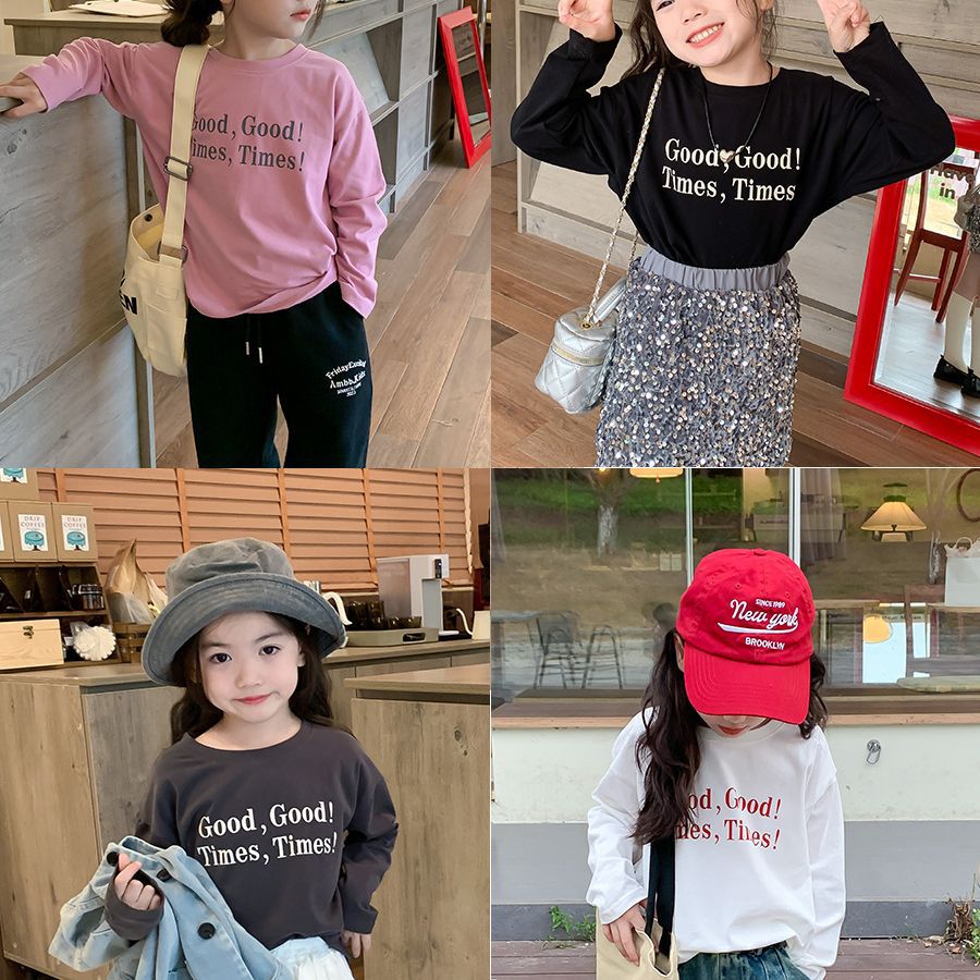 2024新作★子供服　長袖トップス★90cm〜140cm 4色