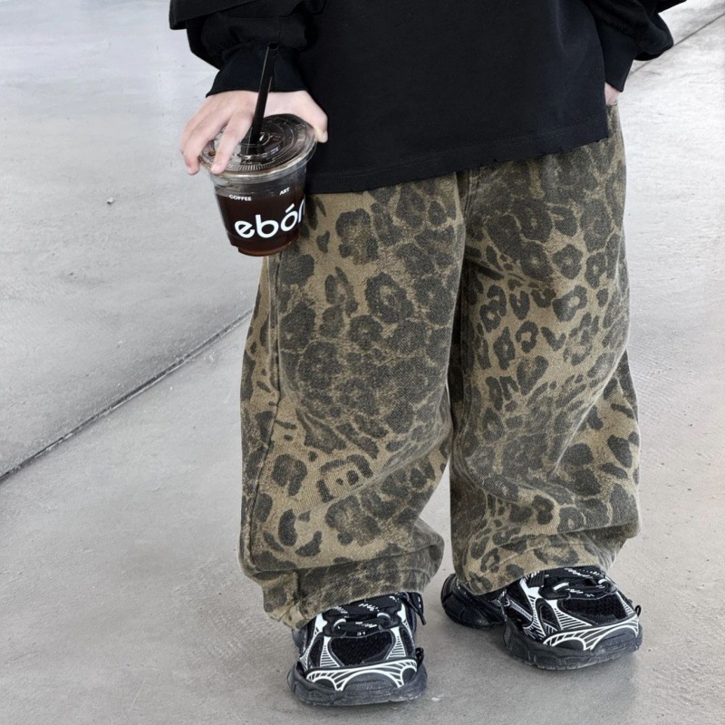 2024新入荷★子供服　豹柄ズボン★90cm〜140cm