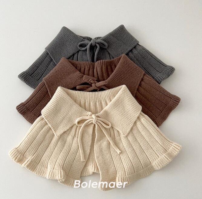 2024新品★子供用★快適マフラー 　ニット襟★7色