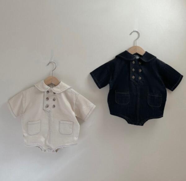 「2024」子供服★ロンパース★連体服★韓国風子供服★ベビー★2色66cm〜90cm