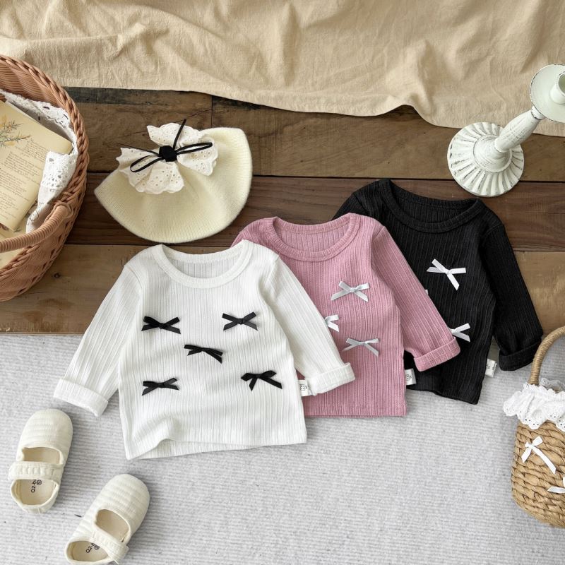「2024」子供服★トップス★Tシャツ★韓国風子供服★ベビー★3色66cm〜100cm