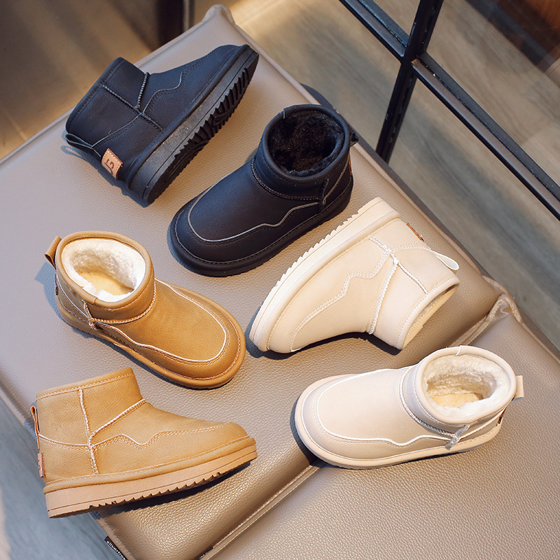 「2024」靴★子供靴★キッズ靴★シューズ★スノーブーツ★裏起毛★3色26#〜36#