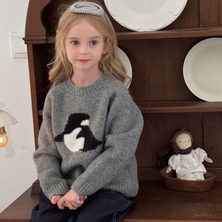 2024秋冬新品HL★子供服　セーター★90cm〜140cm 2色