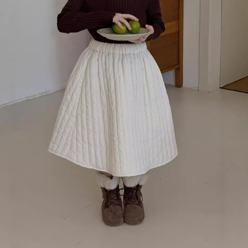 2024秋冬新品HL★子供服　厚手スカート★90cm〜140cm