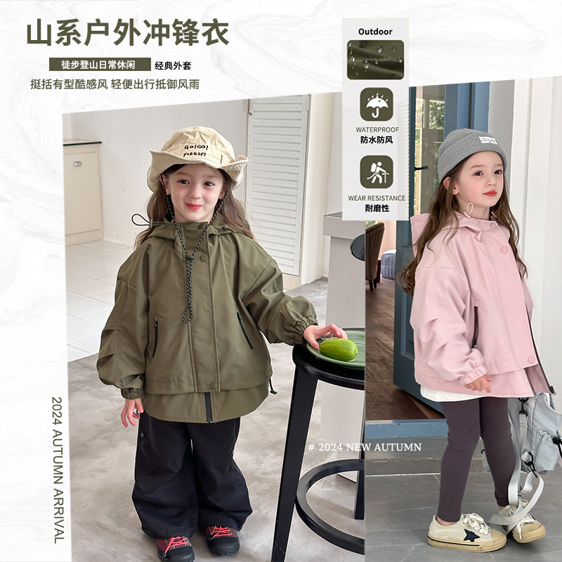 2024秋新品A★子供服 　コート★90cm〜160cm 2色