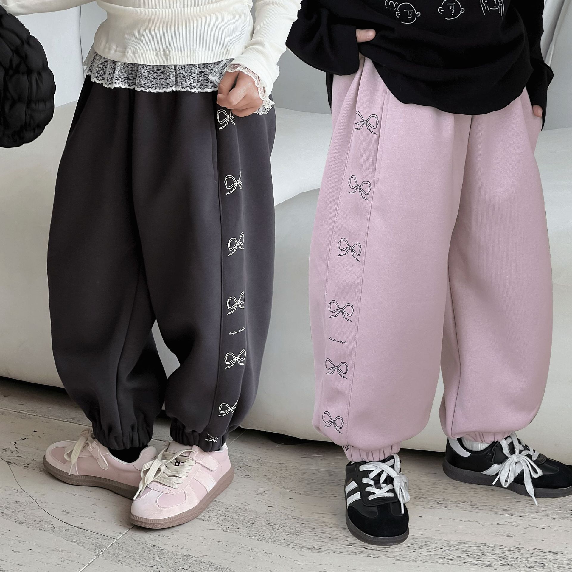 2024秋新作LM★子供服　ズボン★90cm〜150cm 2色