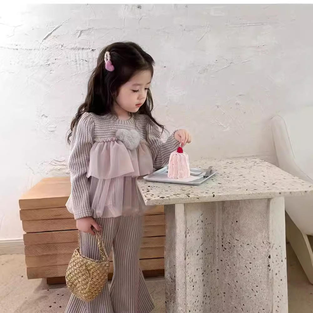 2024★春秋新作★韓国風ベビー服★トップス★ズボン★80cm〜130cm 2色