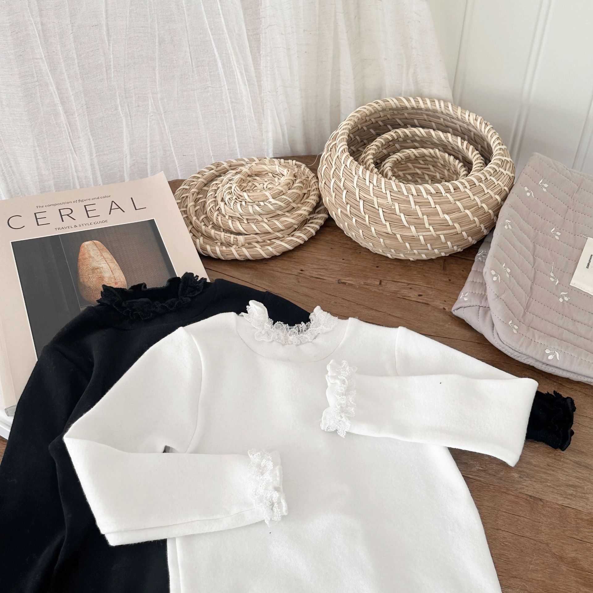 2024秋新作LM★子供服　トップス★90cm〜150cm 2色