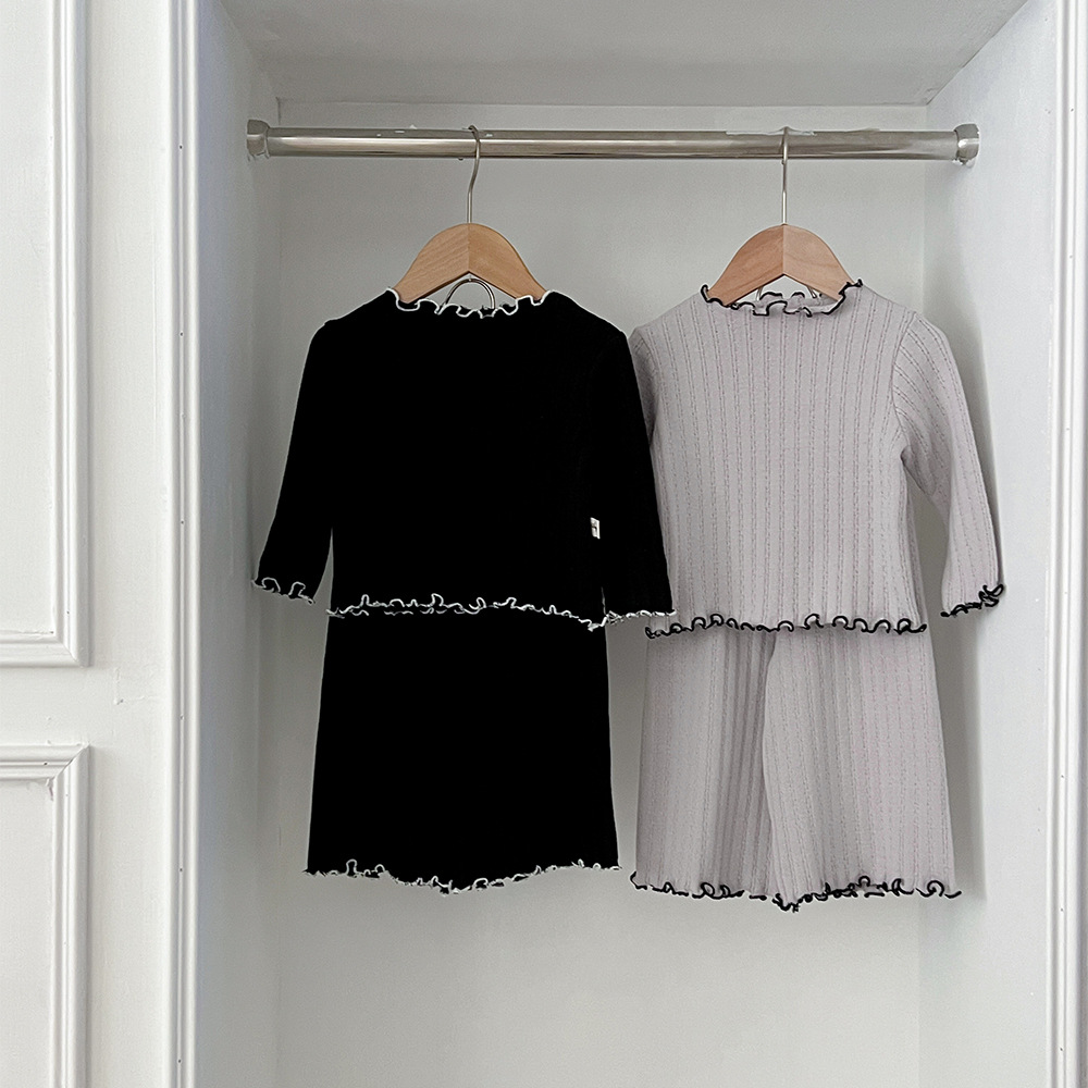 「2024」子供服★トップス+ズボン★セットアップ★韓国風子供服★部屋着★2色73cm〜110cm