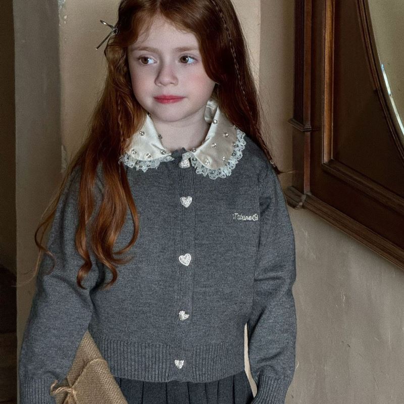 2024秋冬otaly★子供服 　カーディガン★90cm〜130cm 2色