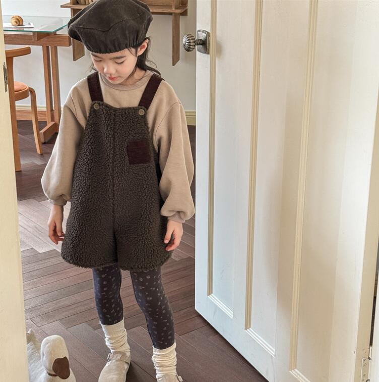 2024秋冬新品★子供服　サロペット★80cm〜130cm 2色