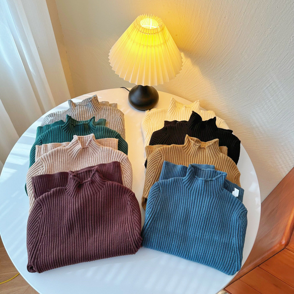 「2024」子供服★トップス★ニット★セーター★韓国風子供服★8色90cm〜150cm