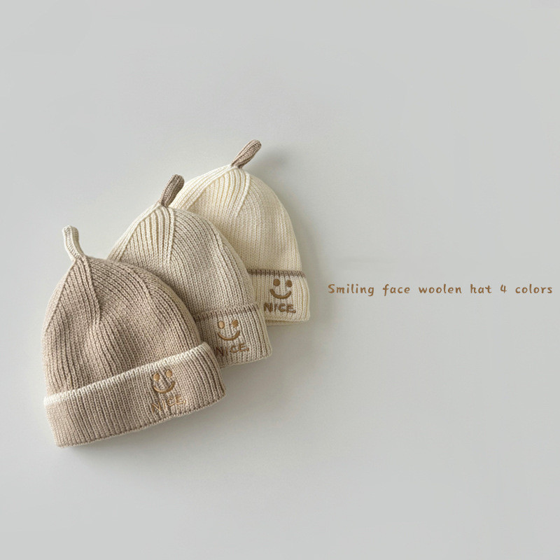 「2024」子供用★帽子★ニット帽子★ベビー★防寒★暖かい★4色