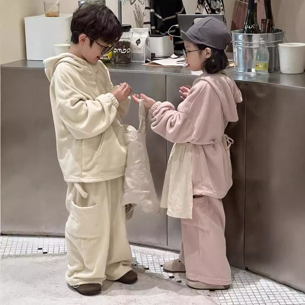 2024秋冬新品★子供服　セットアップ★90cm〜150cm 2色