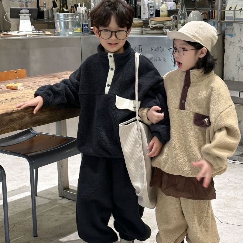 2024秋冬新品★子供服　セットアップ★90cm〜150cm 2色