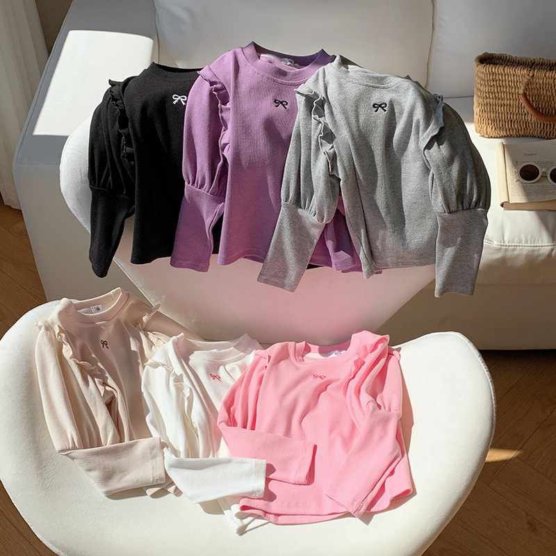 「2024」子供服★トップス★Tシャツ★長袖★韓国風子供服★6色90cm〜140cm