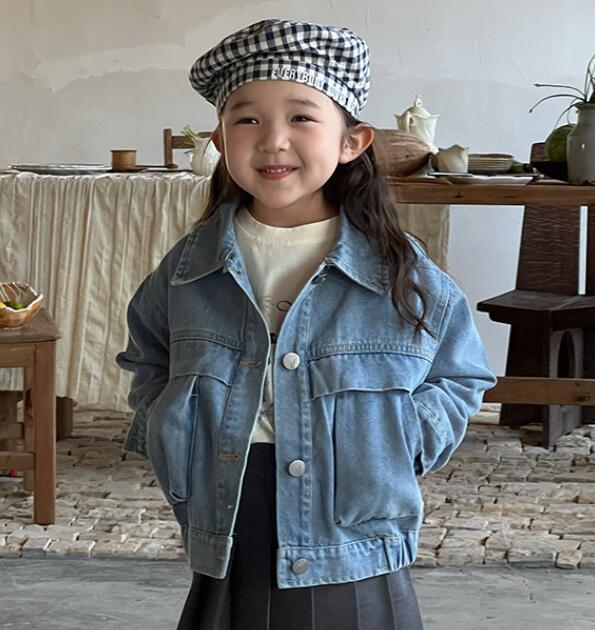 「2024」子供服★トップス★デニム★コート★韓国風子供服★90cm〜150cm